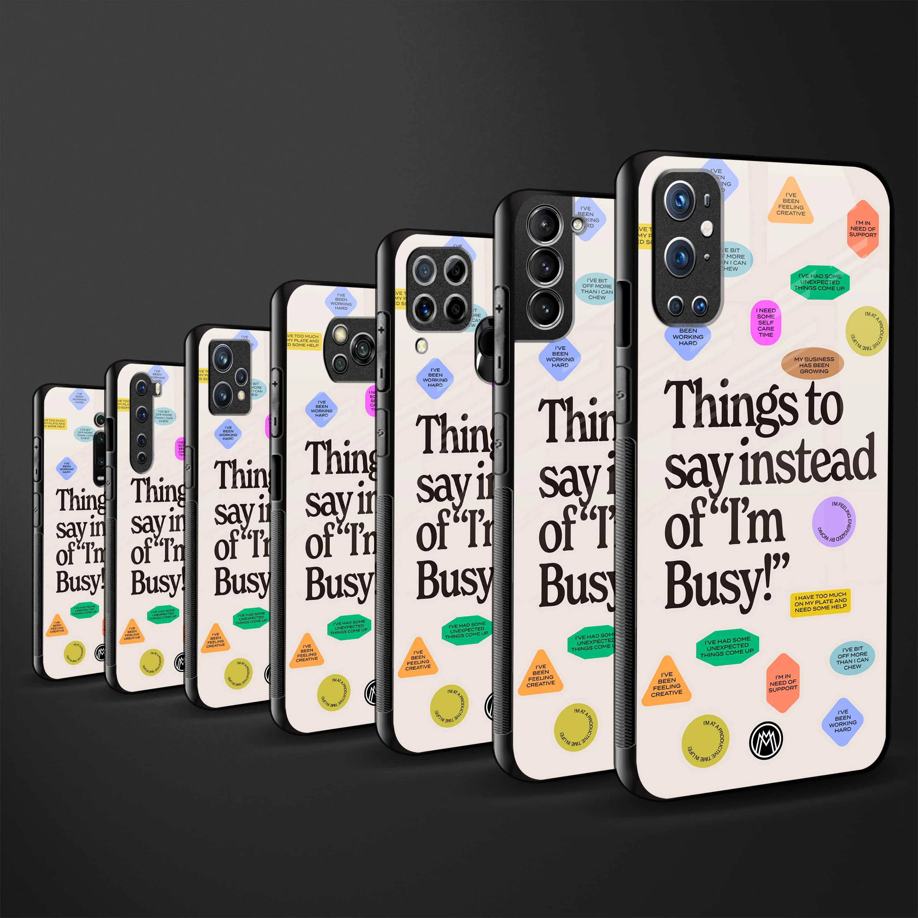 iPhone 14 Pro Max Glass Case with 10 Things To Say Design - Optimal Title