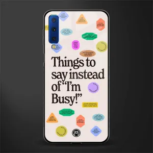 10 Things To Say Phone Case for Samsung Galaxy A7 2018 | Glass Case