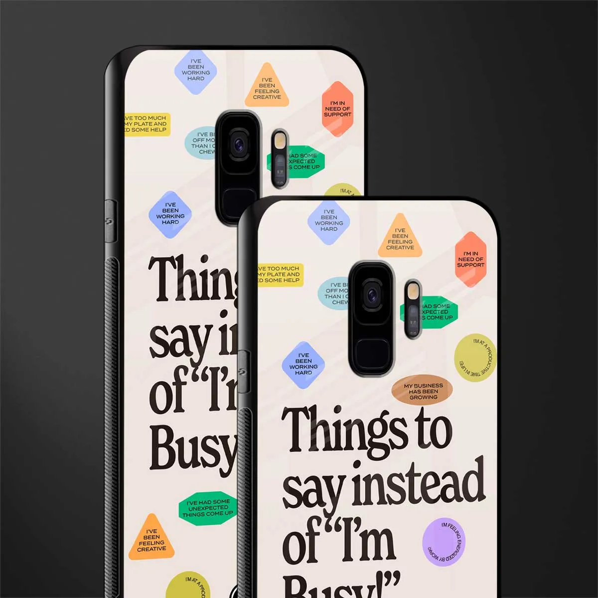 10 Things To Say Phone Case for Samsung Galaxy S9  | Glass Case