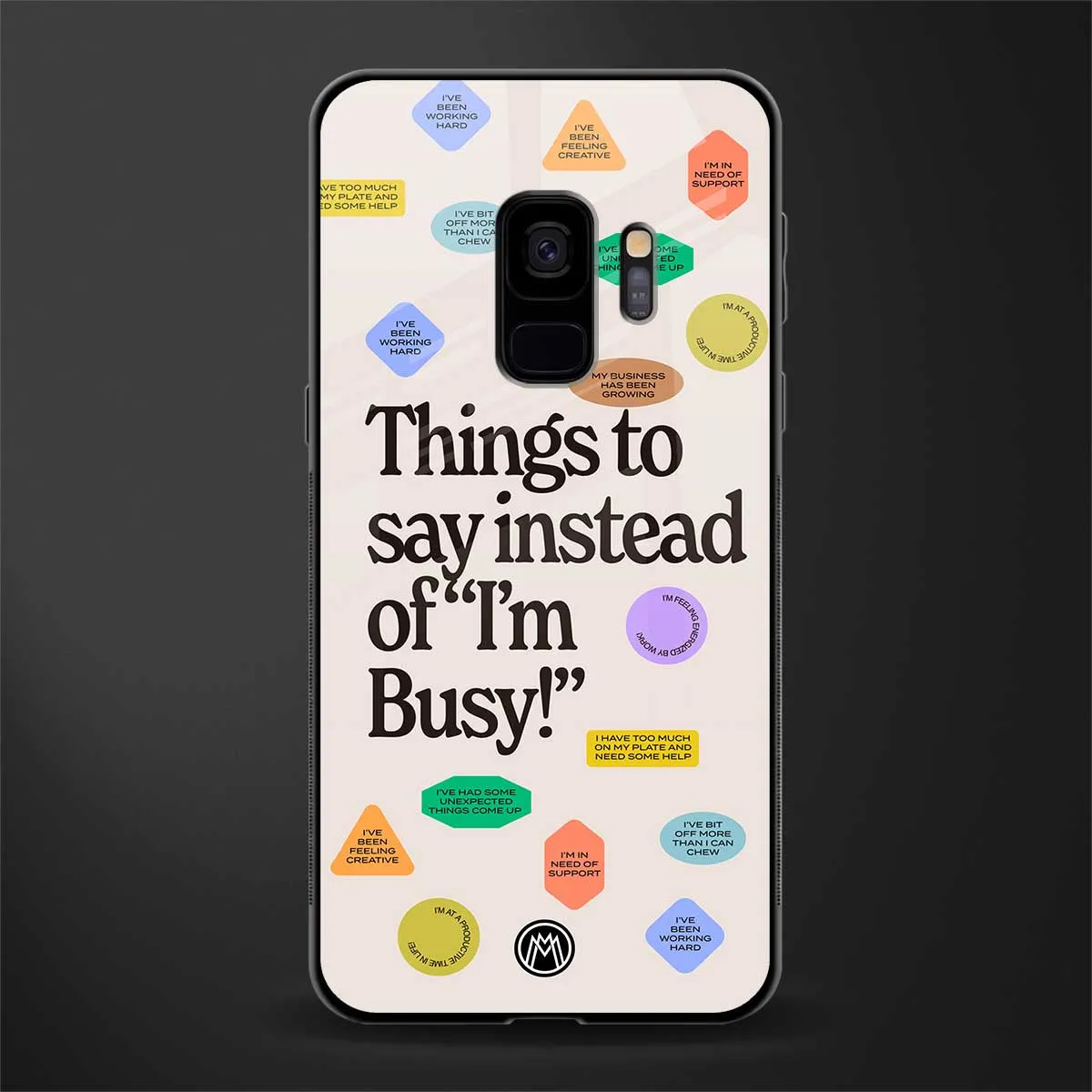 10 Things To Say Phone Case for Samsung Galaxy S9  | Glass Case