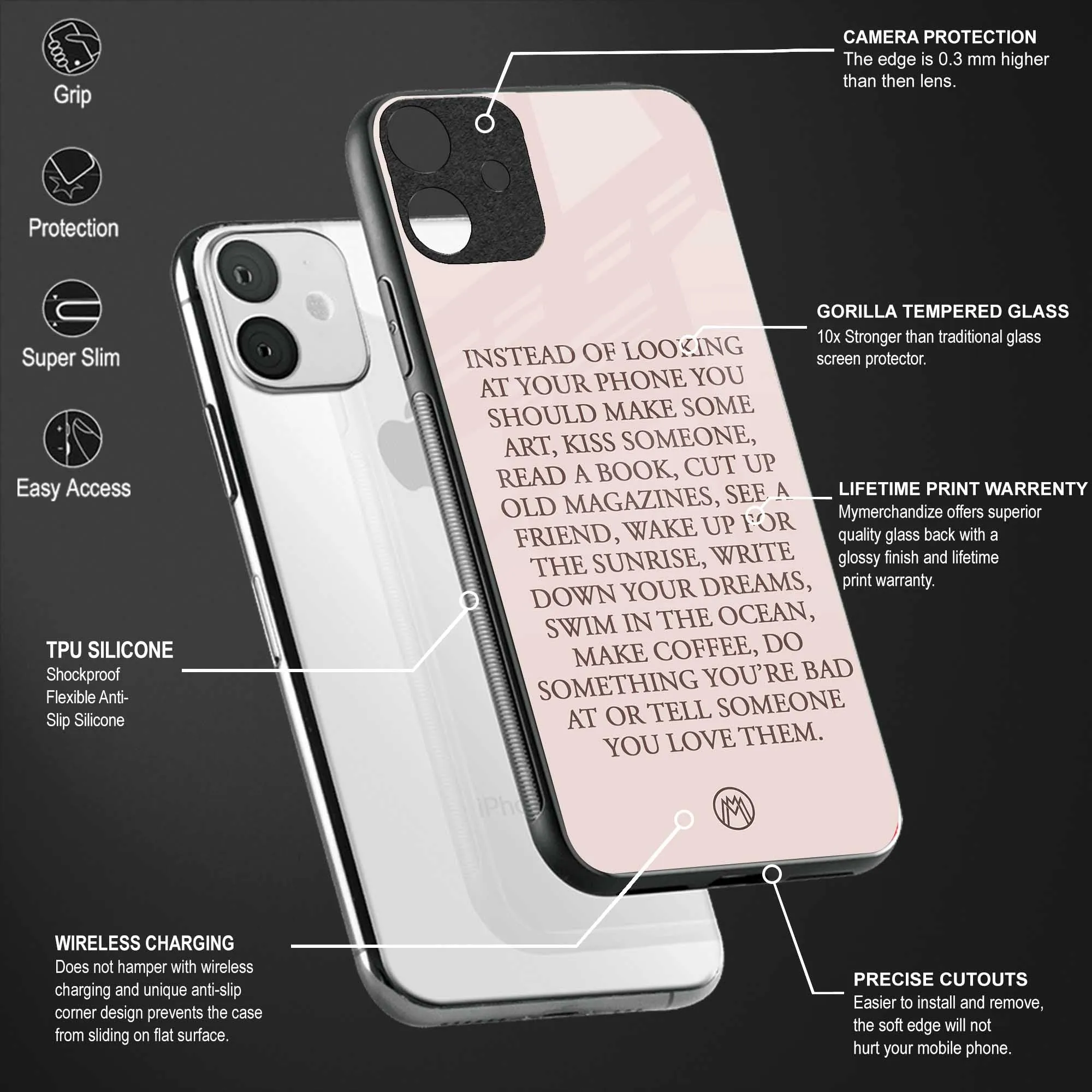 11 Things To Do Phone Case for IPhone 13 | Glass Case