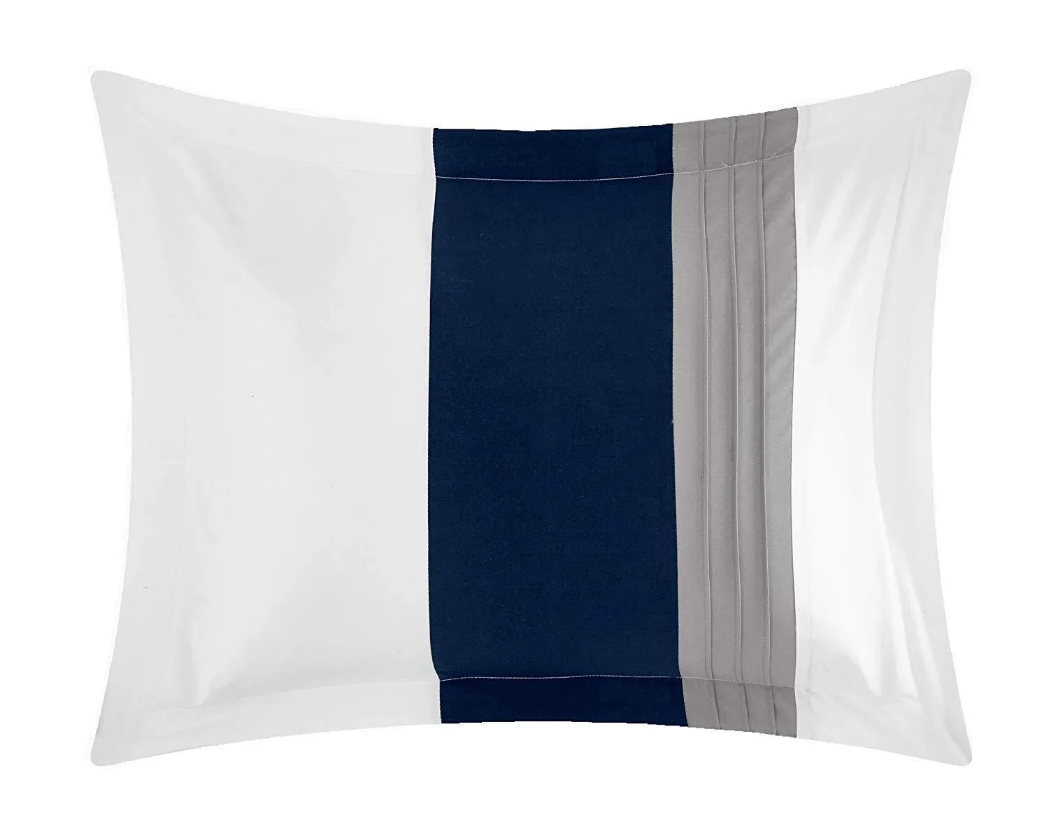 8pc Bedding Set with Duvet covers & 4 pillow cases-Navy