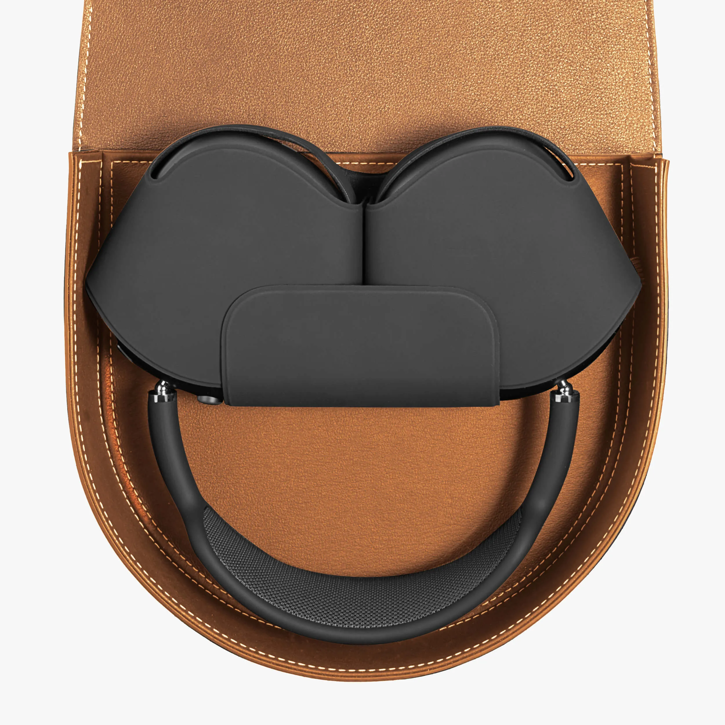 AirPods Max Leather Case Brown