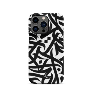 Asemic Rhythm Snap case for iPhone®