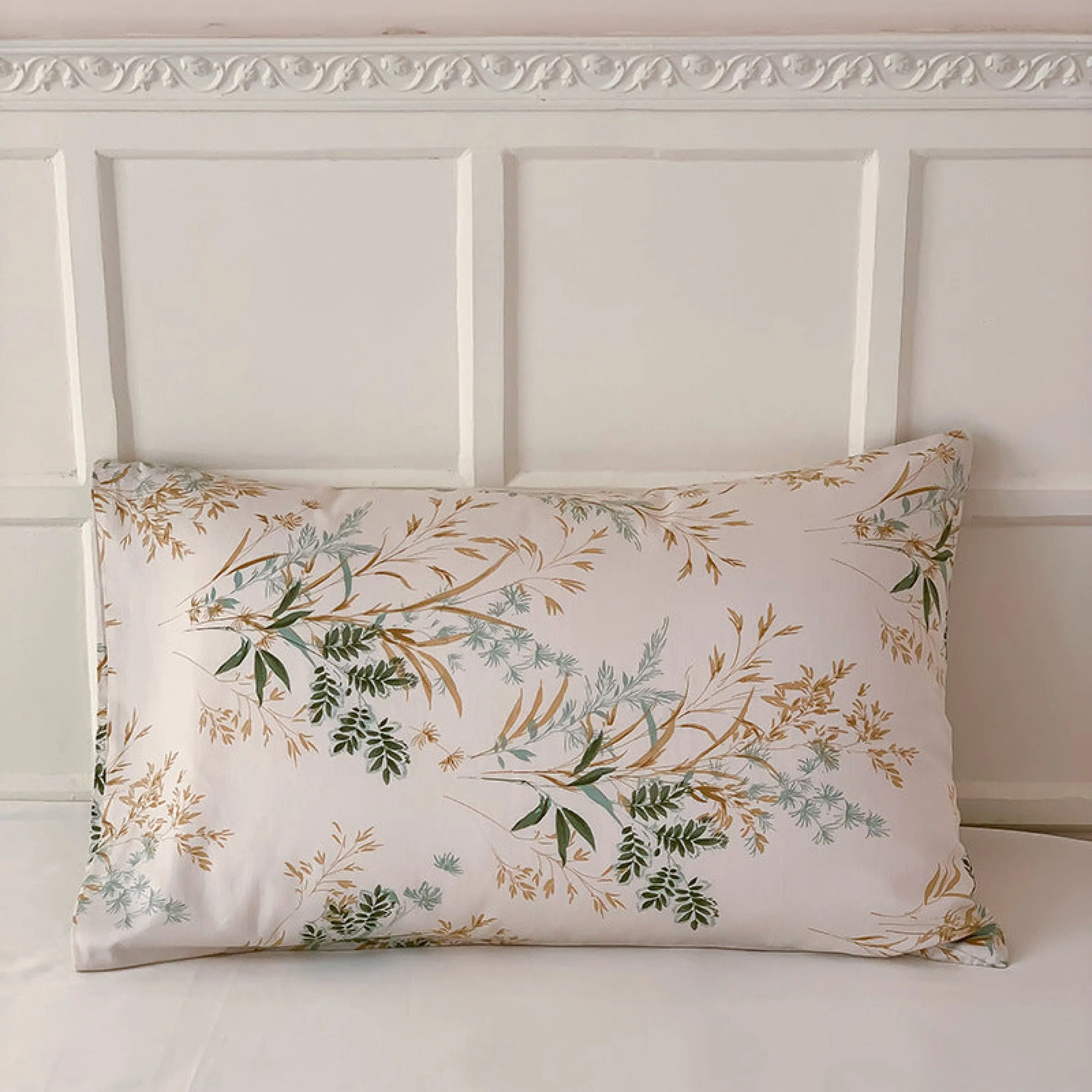 Assorted Warm Tone Floral & Patterned Pillowcases