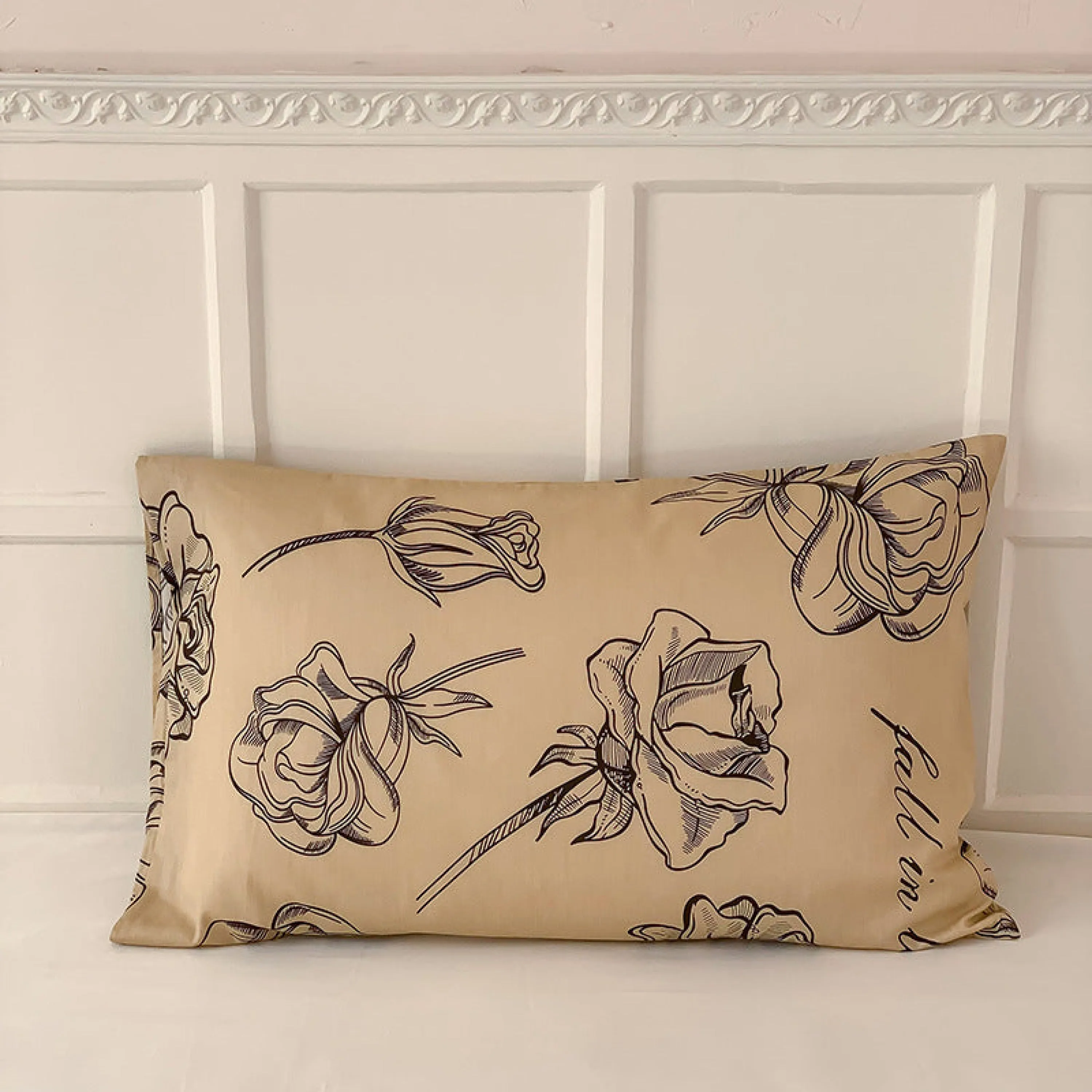 Assorted Warm Tone Floral & Patterned Pillowcases