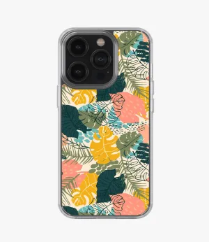 Beautiful Tropical Tree Leaves Silicone Case