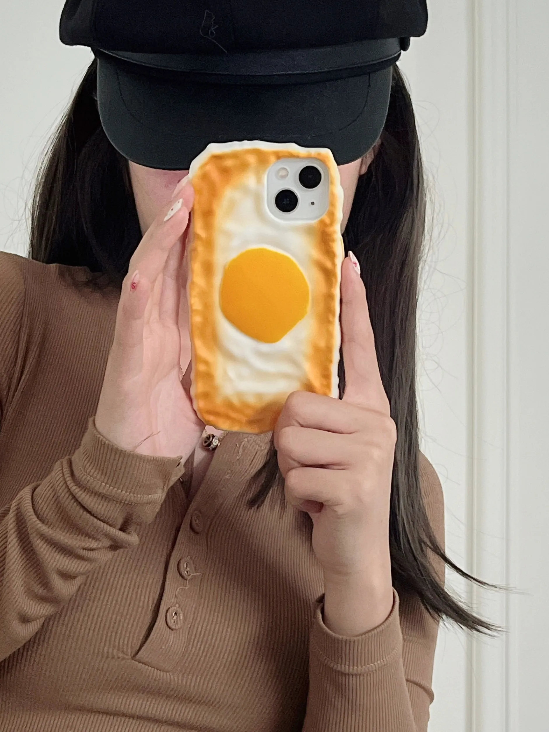 Bread Omlette Designer 3D Silicon Case for iPhone