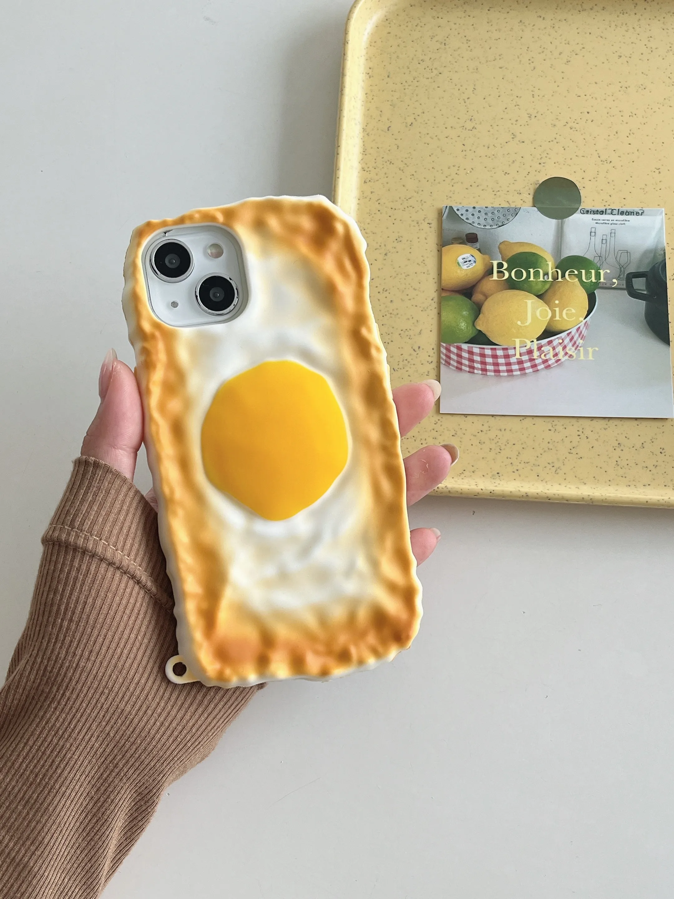 Bread Omlette Designer 3D Silicon Case for iPhone