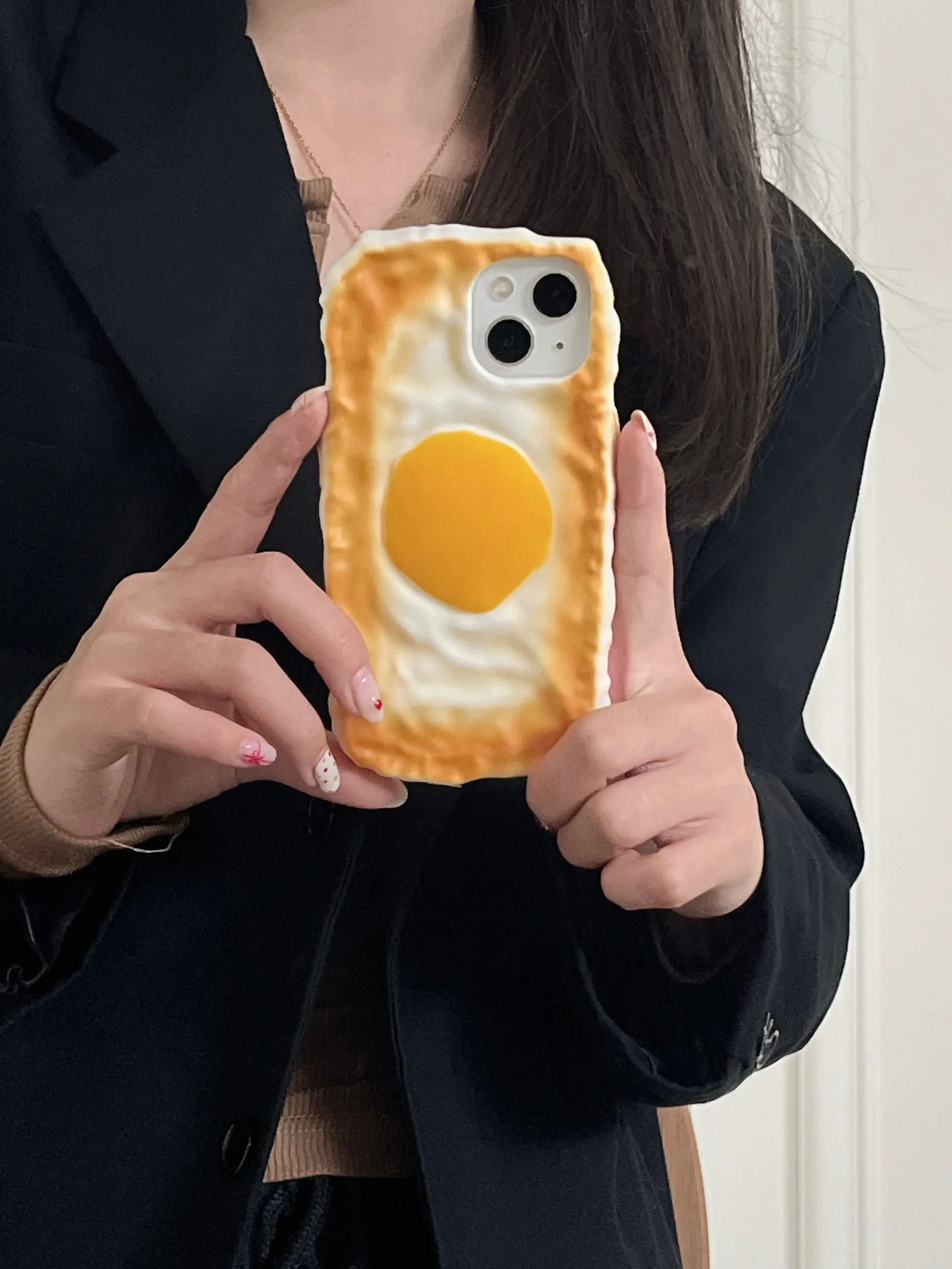 Bread Omlette Designer 3D Silicon Case for iPhone