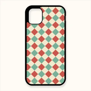 Christmas Checkered Phone Case