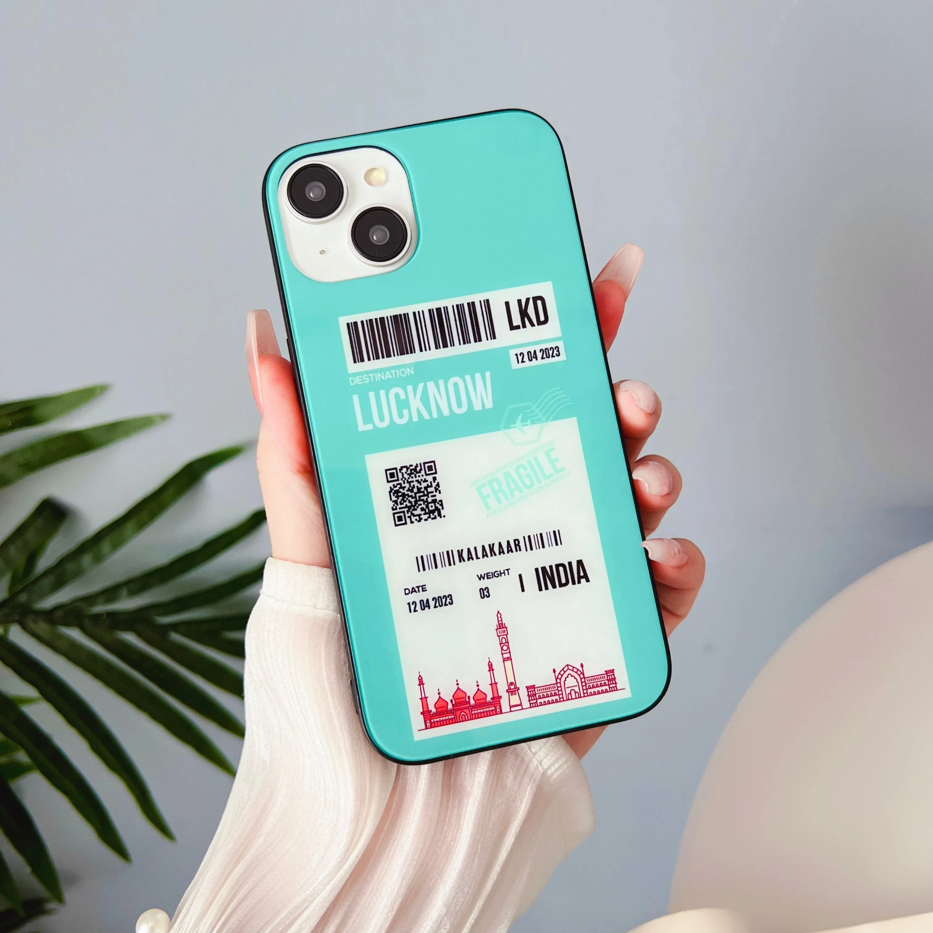 City Boarding Pass Designer Glass Case