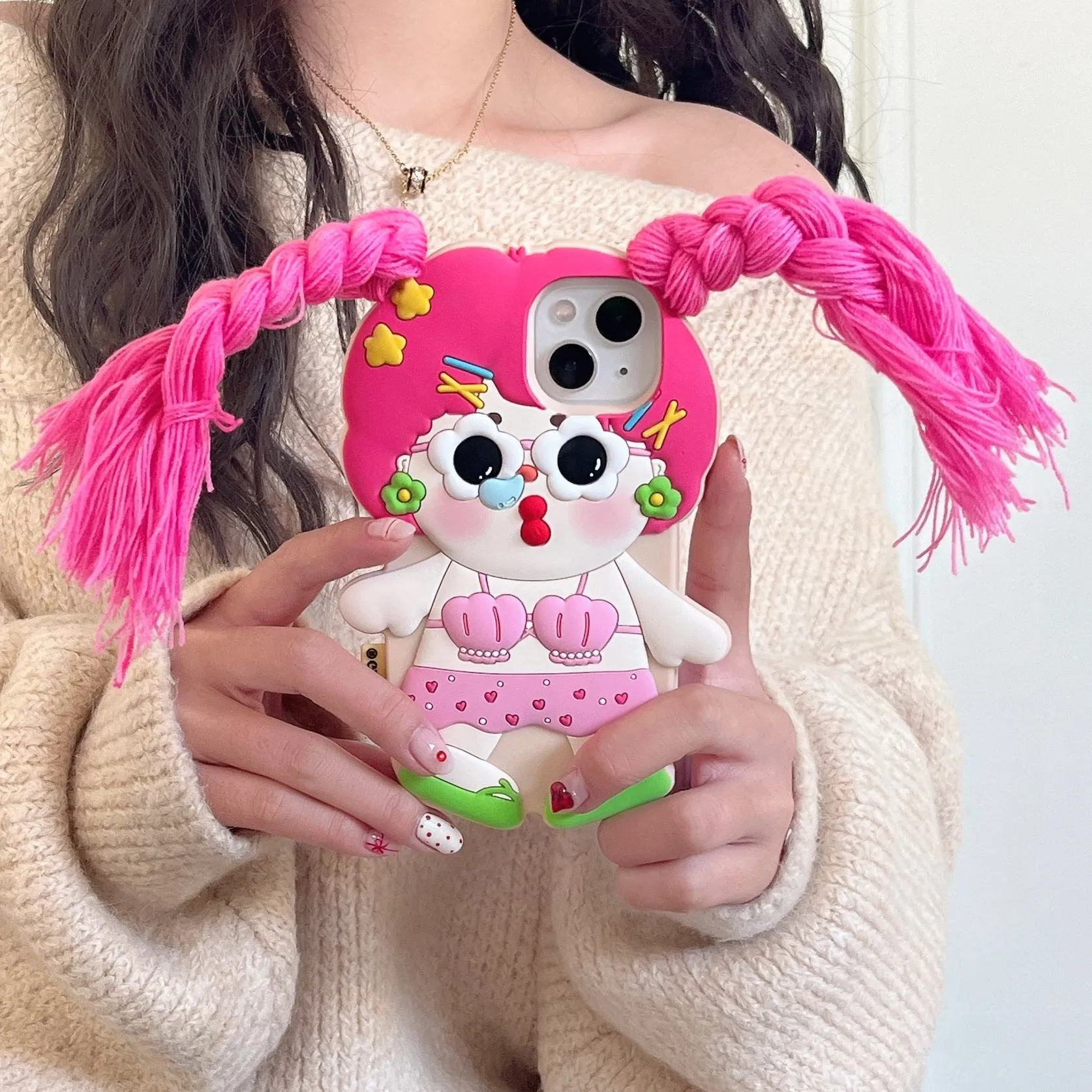 Cute Baby Doll Designer Silicon Case for iPhone