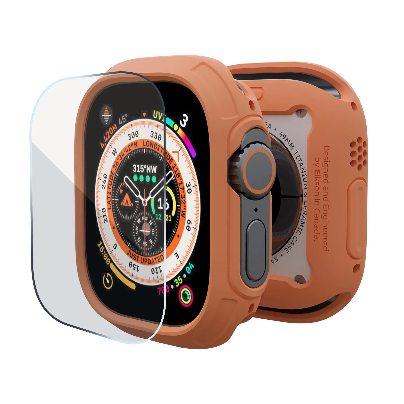 Elkson Quattro Max Bumper Case 49mm For Apple Watch Ultra