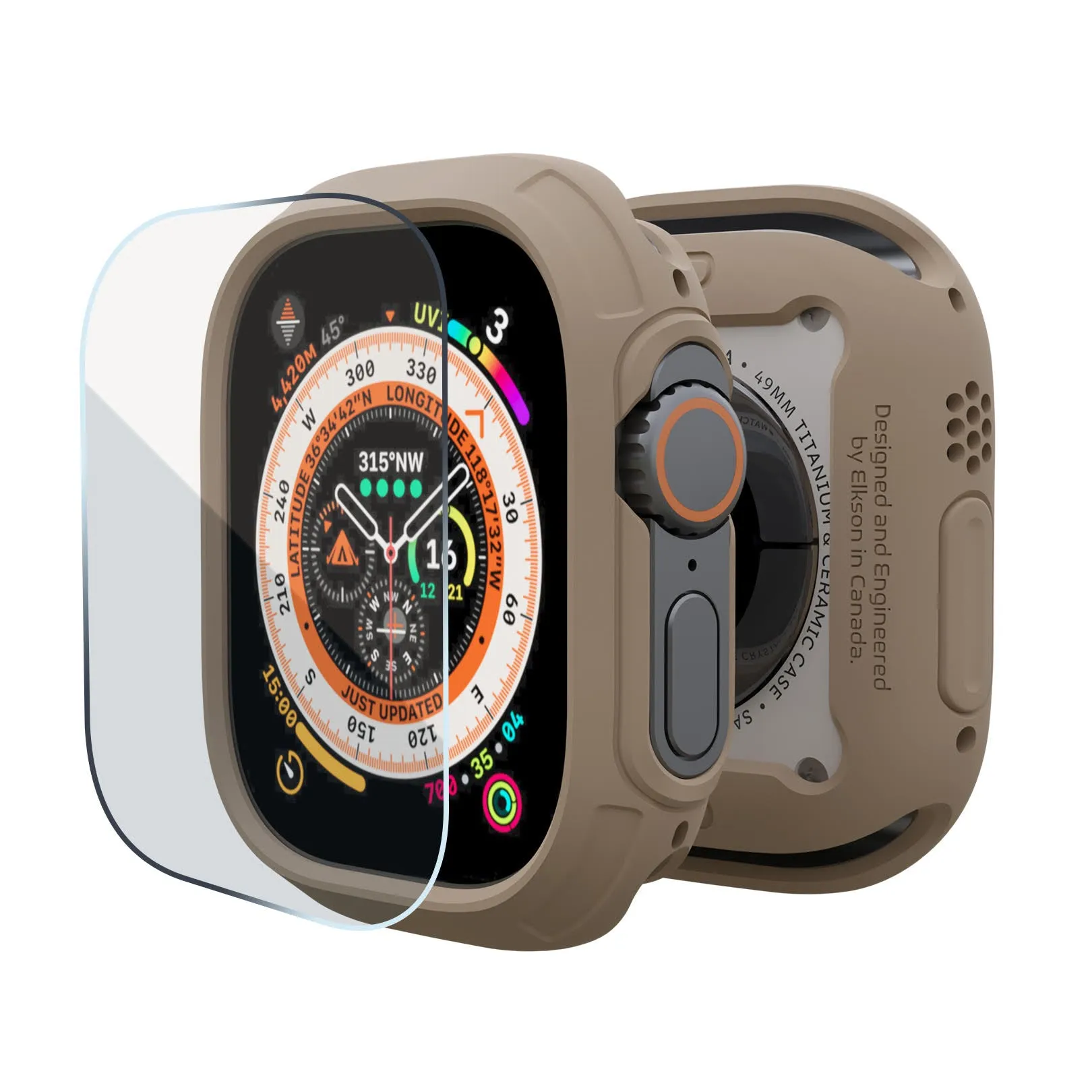 Elkson Quattro Max Bumper Case 49mm For Apple Watch Ultra