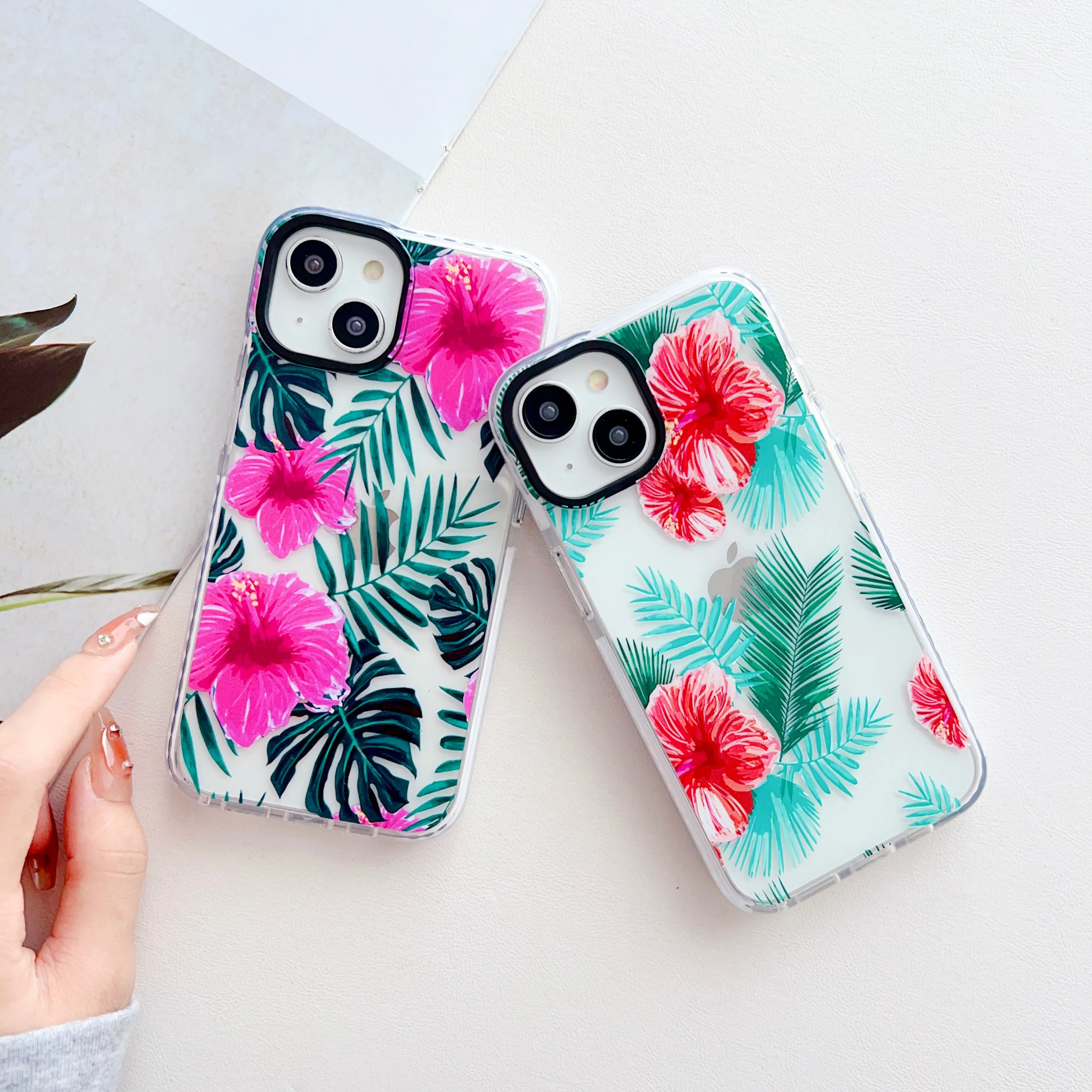 Floral Threesome ! Designer Impact Proof Silicon Phone Case for iPhone