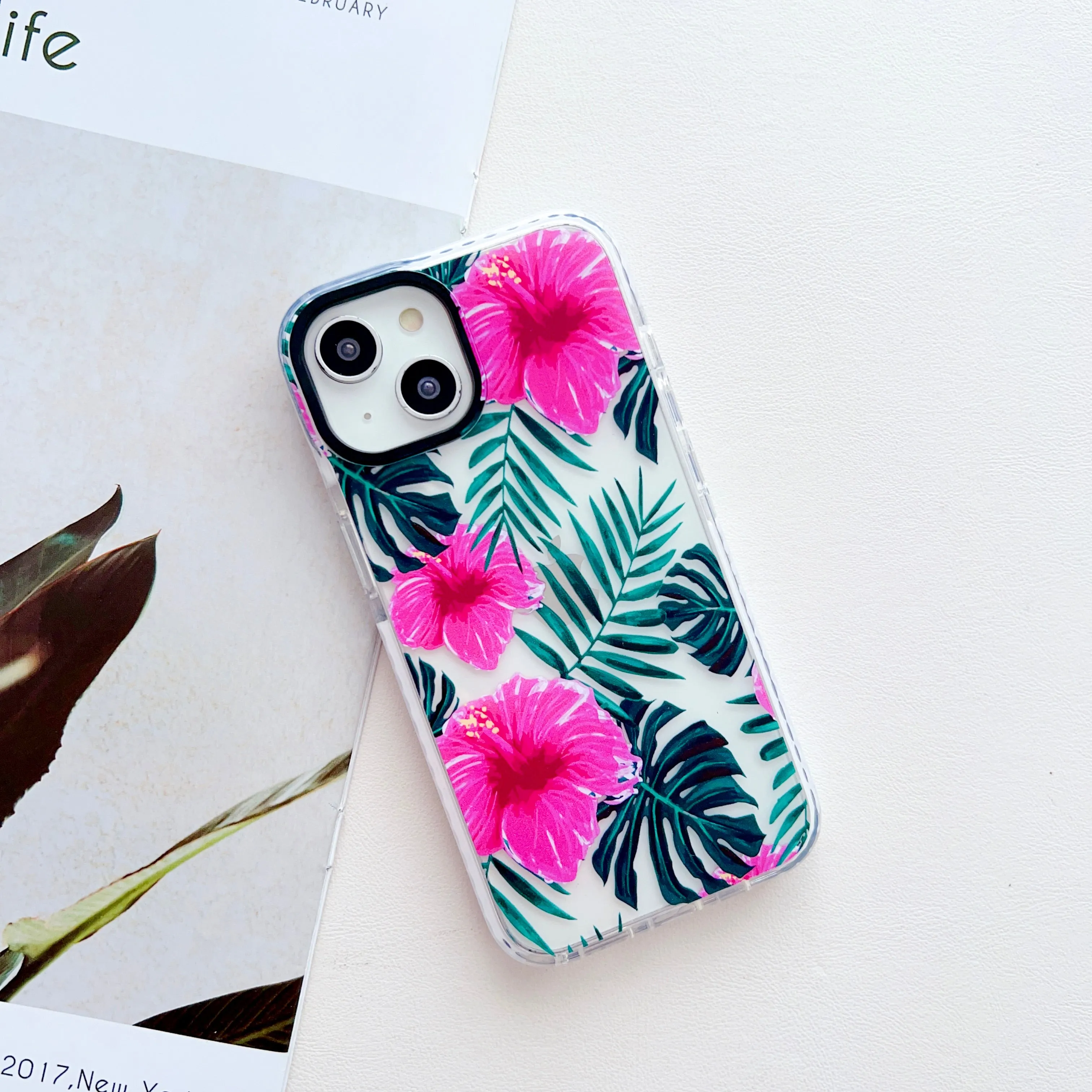 Floral Threesome ! Designer Impact Proof Silicon Phone Case for iPhone