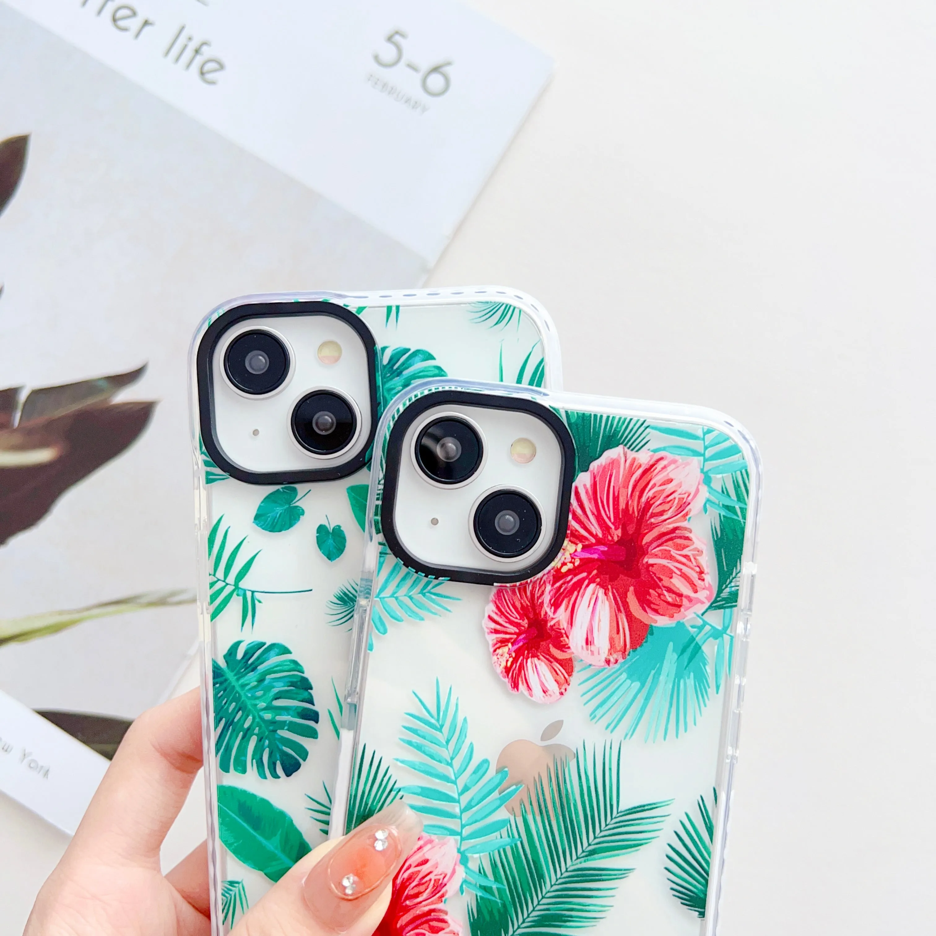 Floral Threesome ! Designer Impact Proof Silicon Phone Case for iPhone