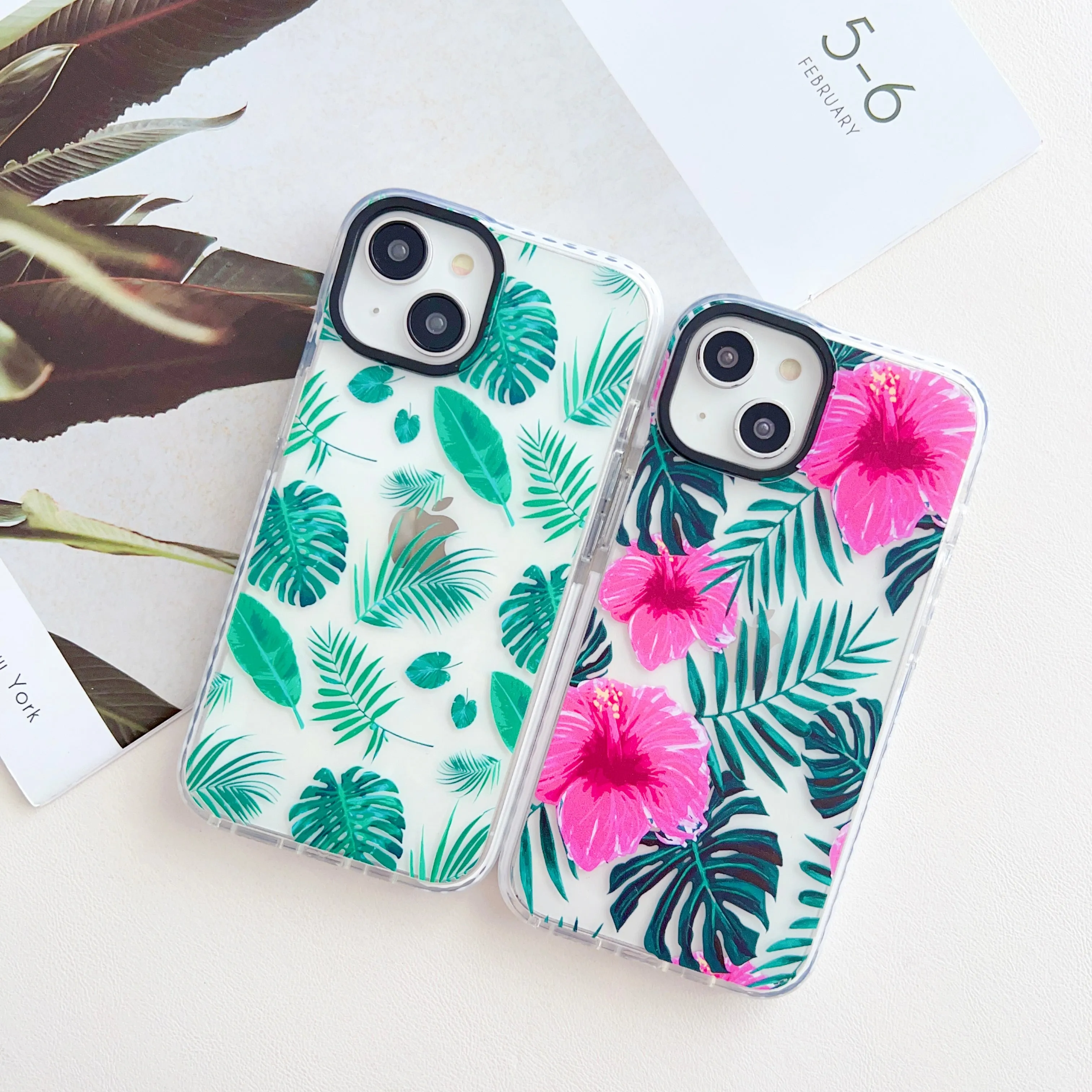 Floral Threesome ! Designer Impact Proof Silicon Phone Case for iPhone