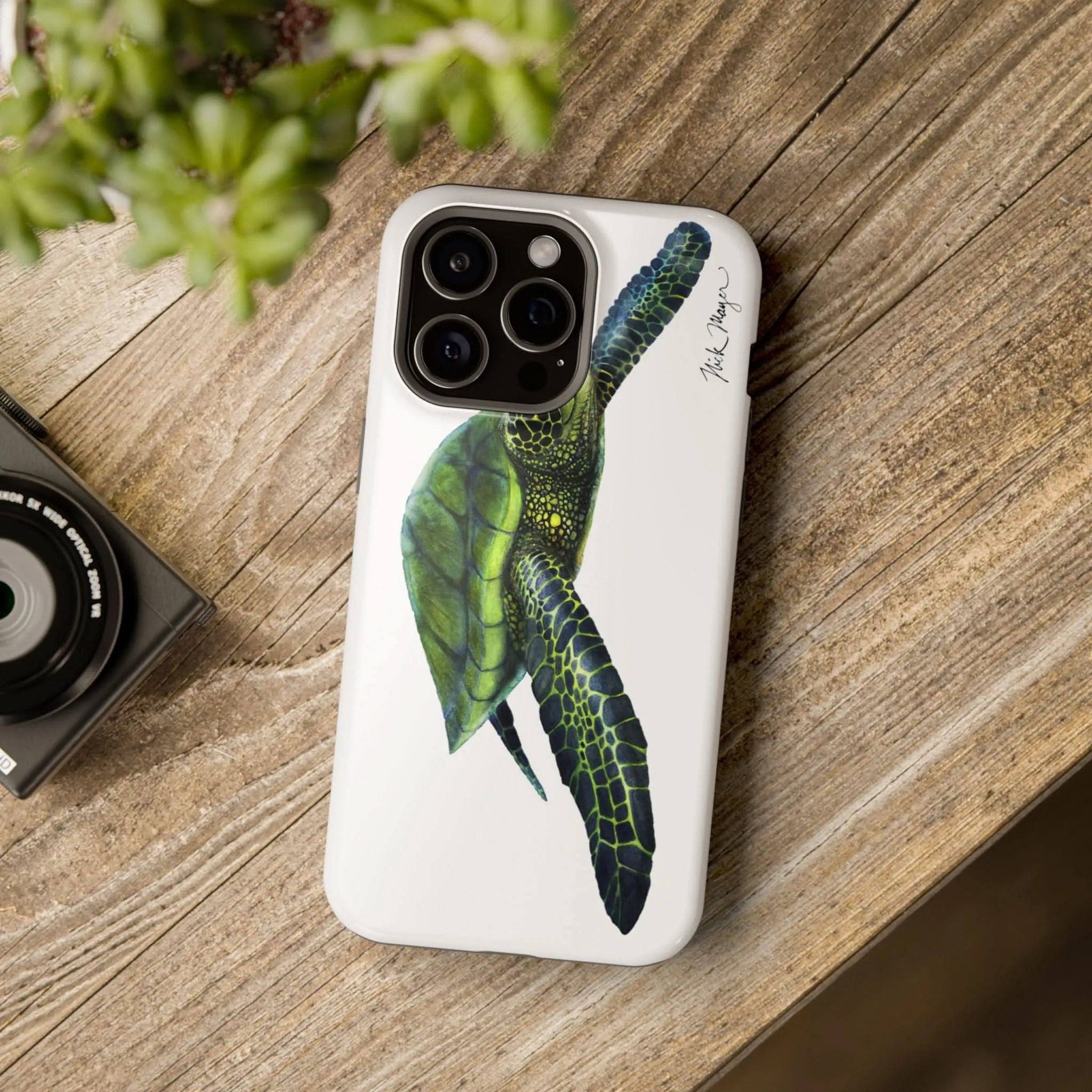 Green Sea Turtle MagSafe iPhone Case