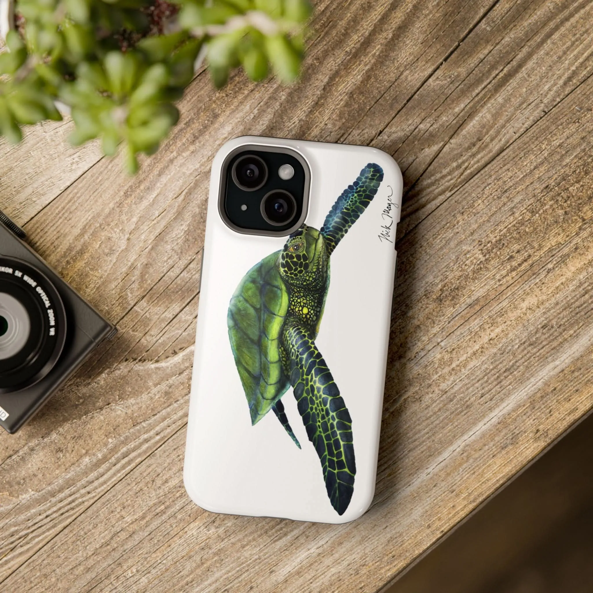 Green Sea Turtle MagSafe iPhone Case