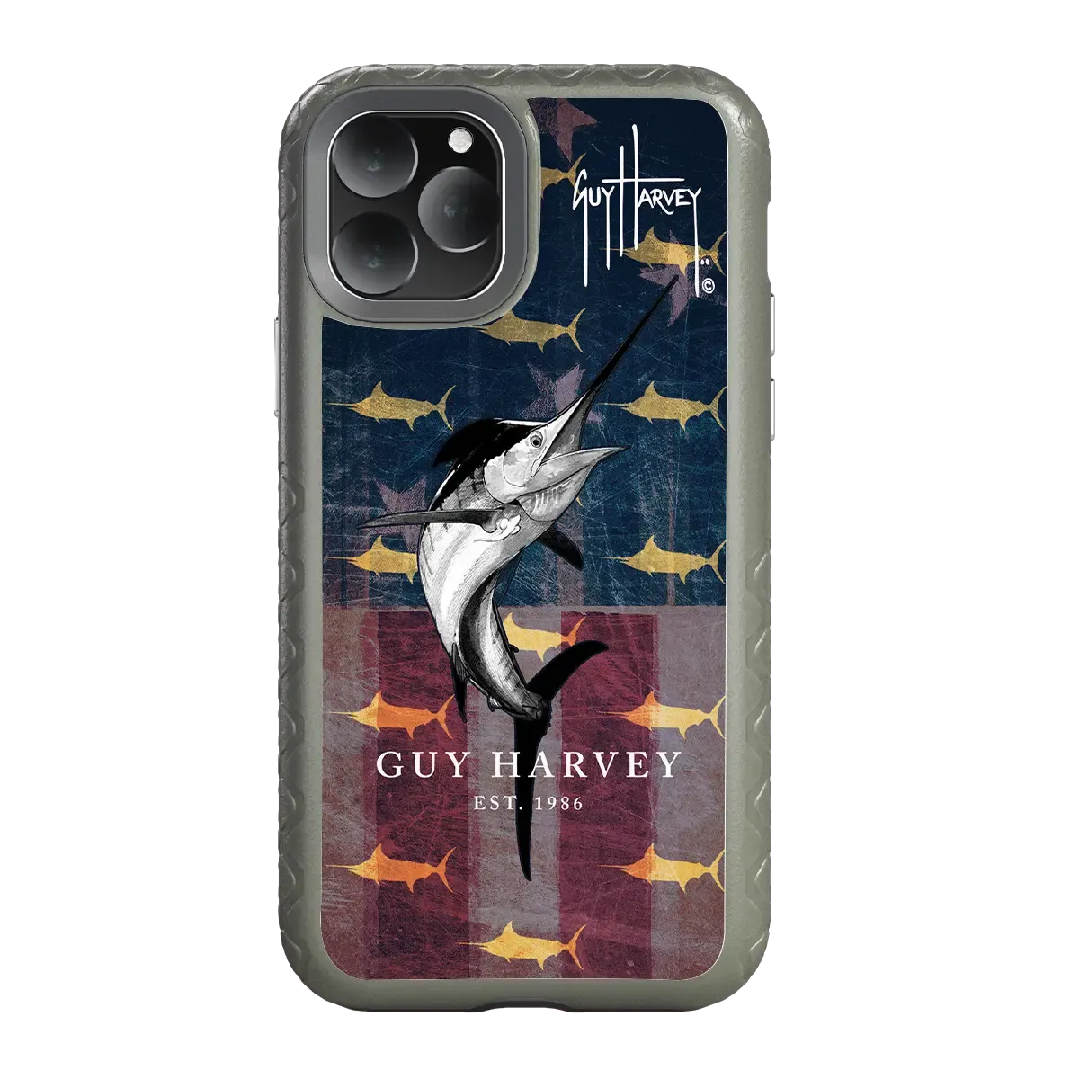 Guy Harvey Fortitude Series for Apple iPhone 11 Pro - American Marlin