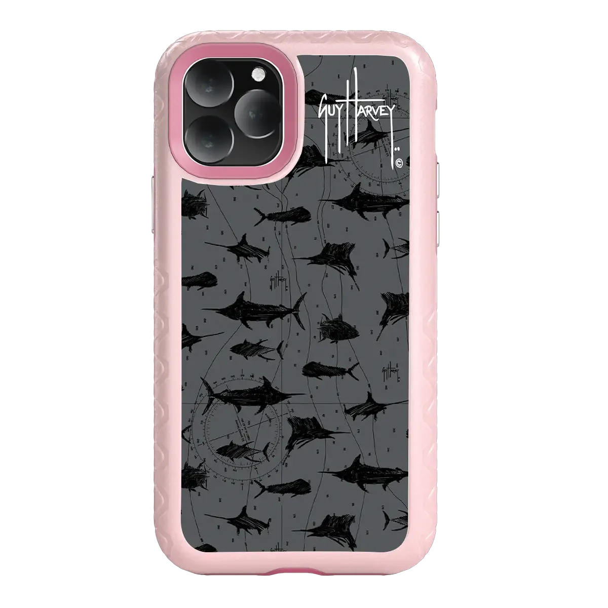 Guy Harvey Fortitude Series for Apple iPhone 11 Pro - Black Scribbler