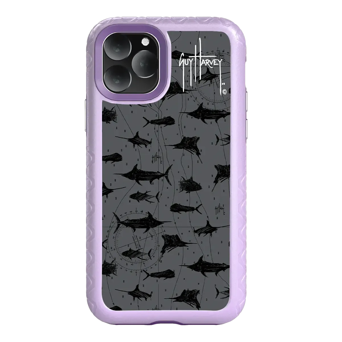 Guy Harvey Fortitude Series for Apple iPhone 11 Pro - Black Scribbler