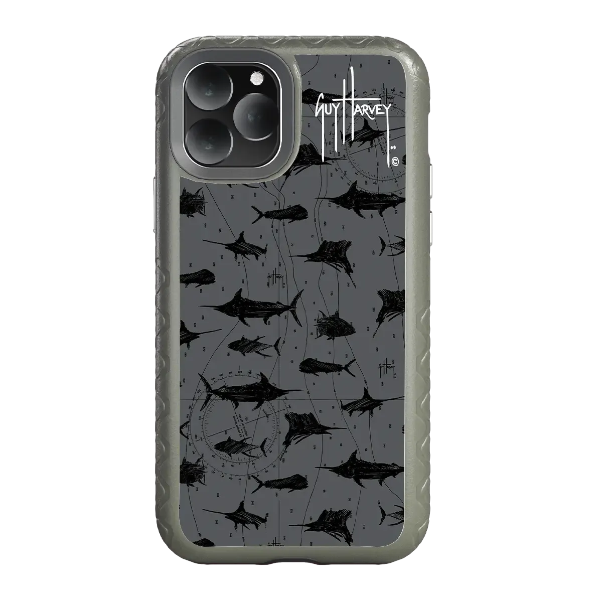 Guy Harvey Fortitude Series for Apple iPhone 11 Pro - Black Scribbler