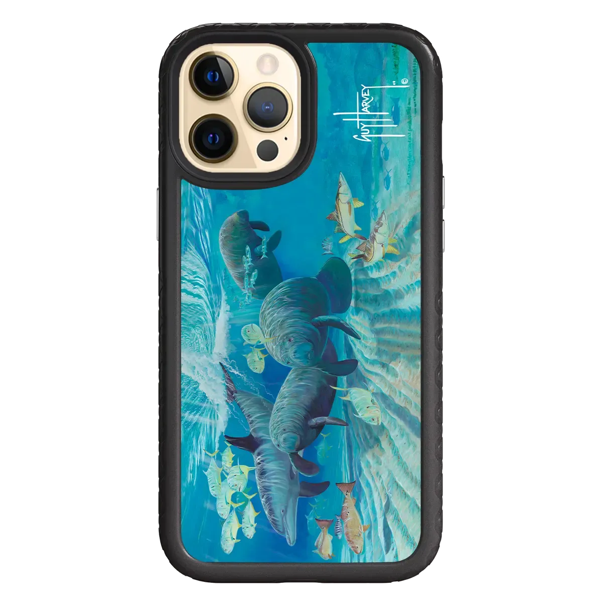 Guy Harvey Fortitude Series for Apple iPhone 12 Pro Max - Manatee Pass