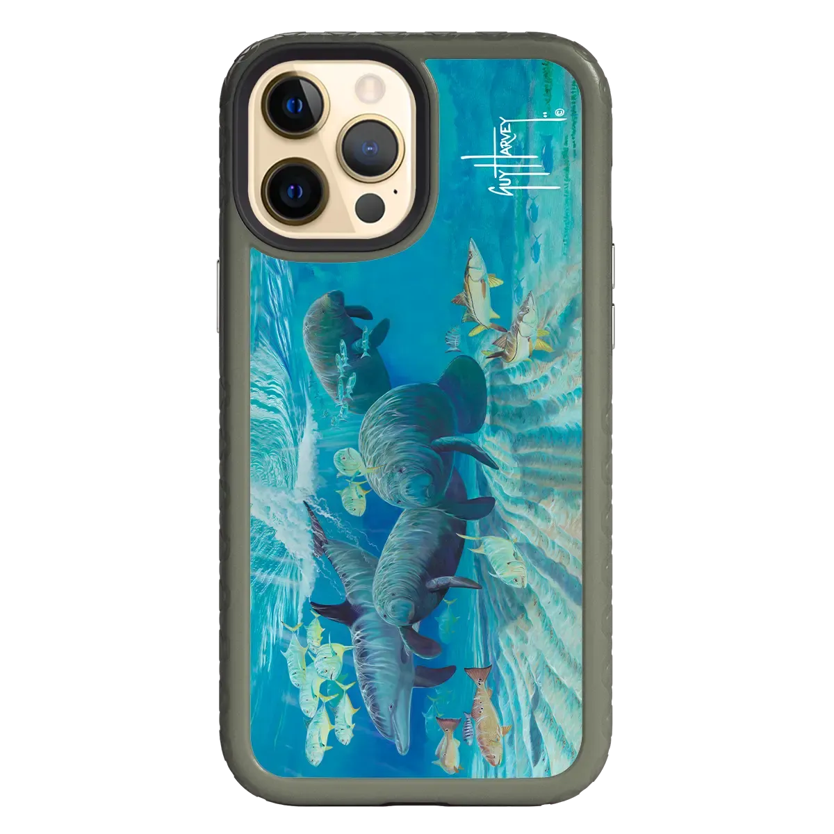 Guy Harvey Fortitude Series for Apple iPhone 12 Pro Max - Manatee Pass