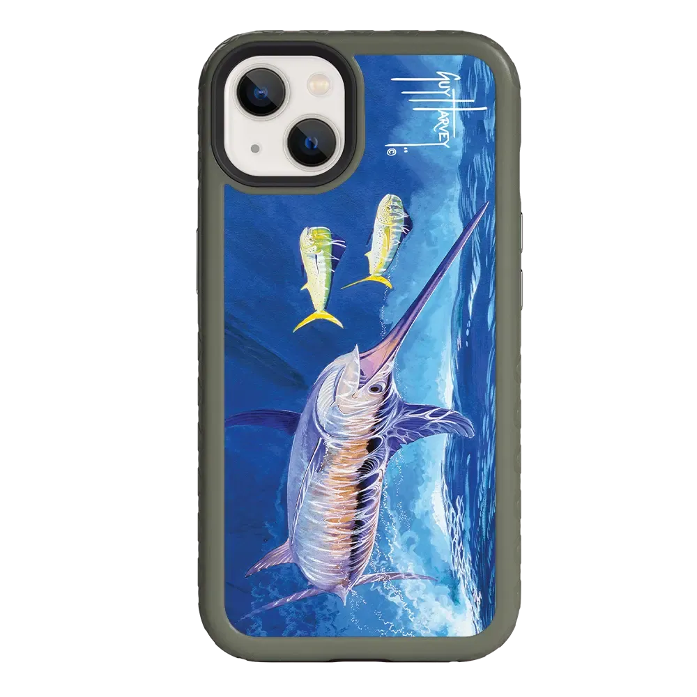 Guy Harvey Fortitude Series for Apple iPhone 13 - Bullseye Sword