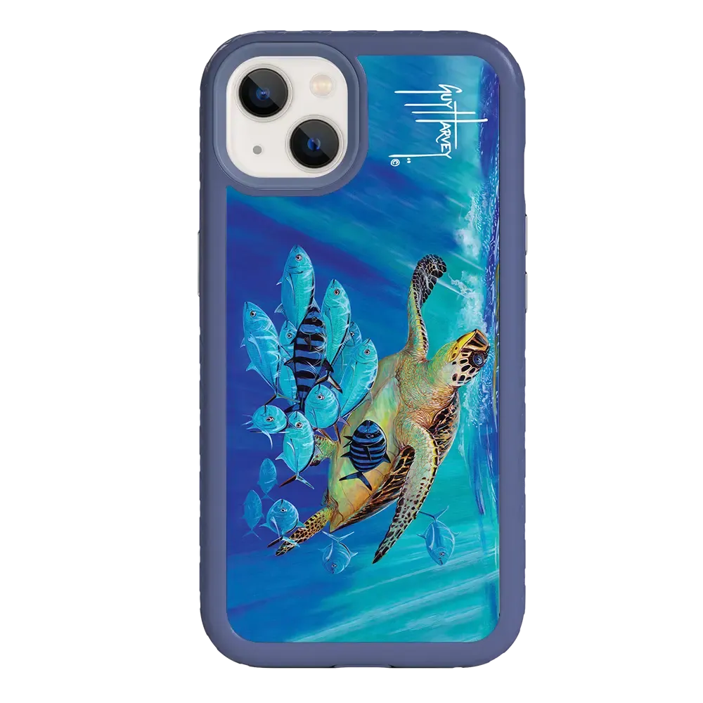 Guy Harvey Fortitude Series for Apple iPhone 13 - Hawksbill Caravan