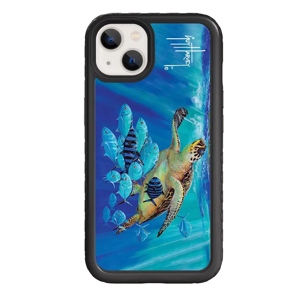 Guy Harvey Fortitude Series for Apple iPhone 13 - Hawksbill Caravan