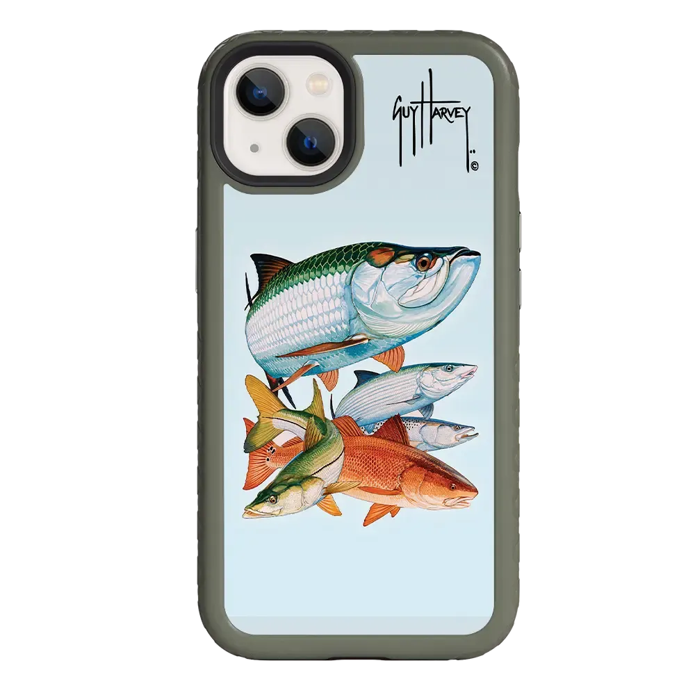 Guy Harvey Fortitude Series for Apple iPhone 13 - Inshore Collage