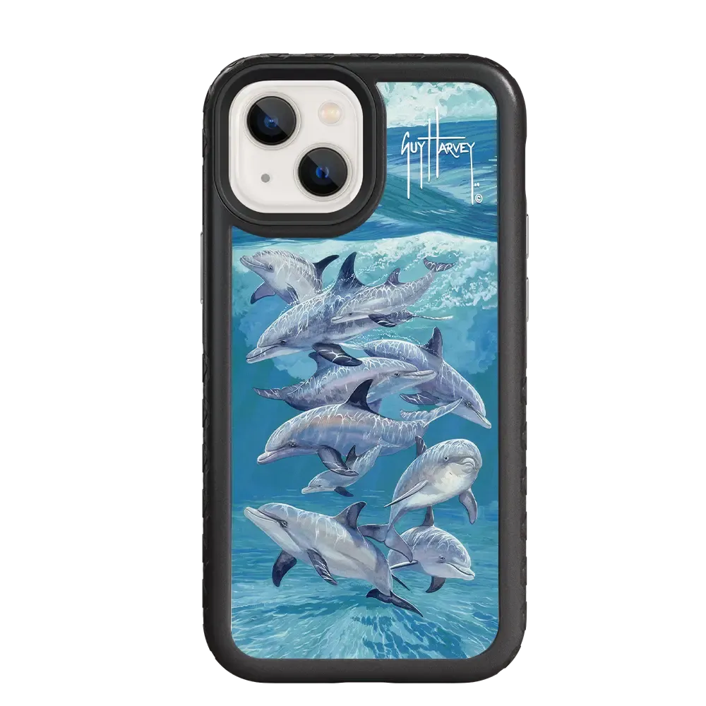 Guy Harvey Fortitude Series for Apple iPhone 13 Mini - Dolphin Oasis