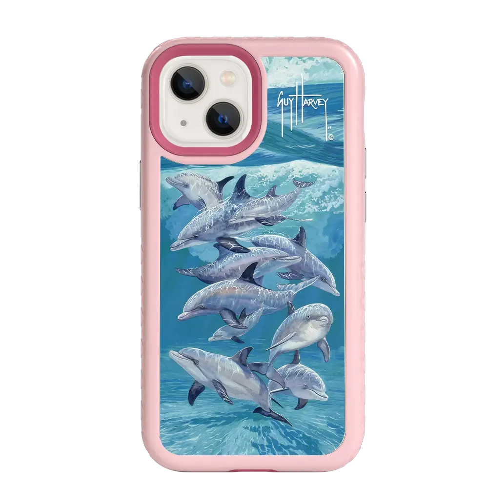 Guy Harvey Fortitude Series for Apple iPhone 13 Mini - Dolphin Oasis