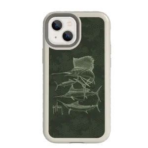 Guy Harvey Fortitude Series for Apple iPhone 13 Mini - Green Camo