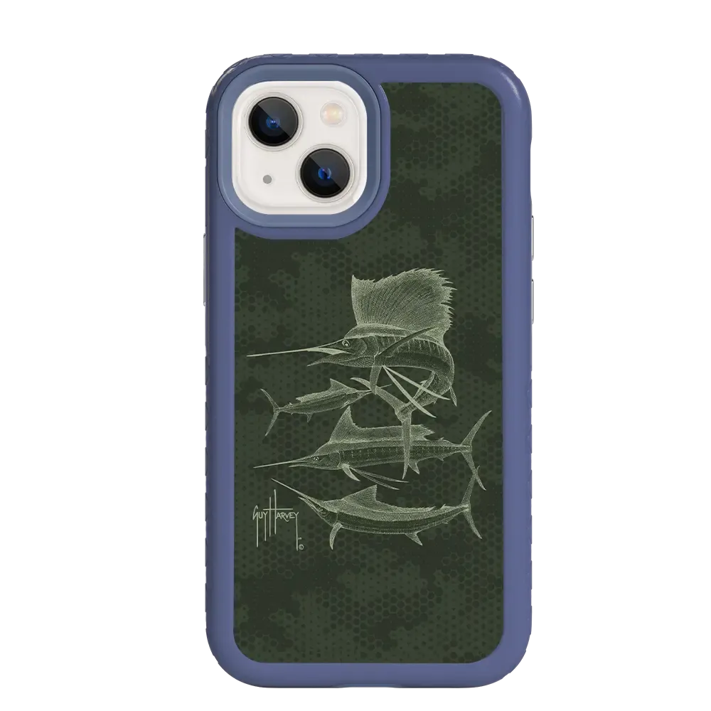 Guy Harvey Fortitude Series for Apple iPhone 13 Mini - Green Camo