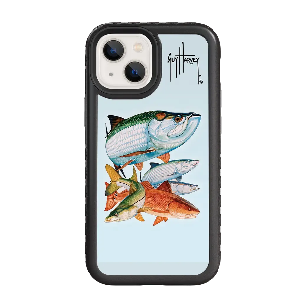 Guy Harvey Fortitude Series for Apple iPhone 13 Mini - Inshore Collage