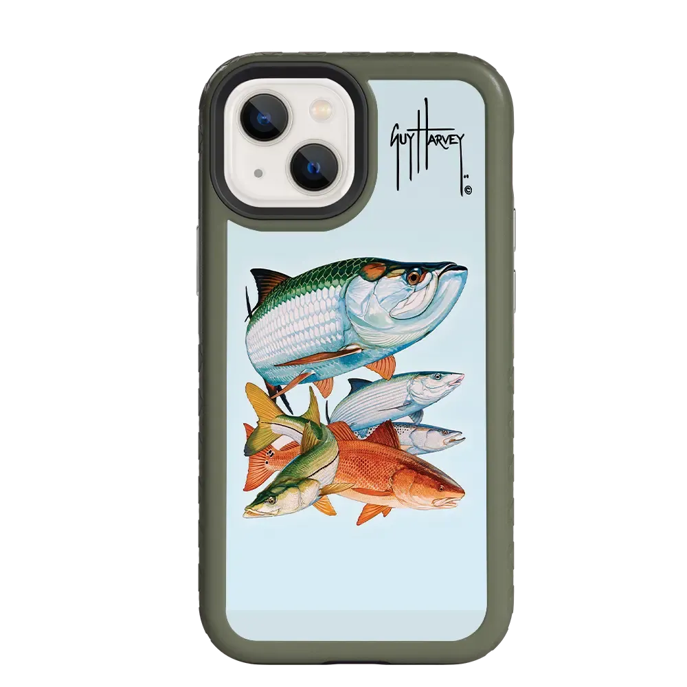 Guy Harvey Fortitude Series for Apple iPhone 13 Mini - Inshore Collage