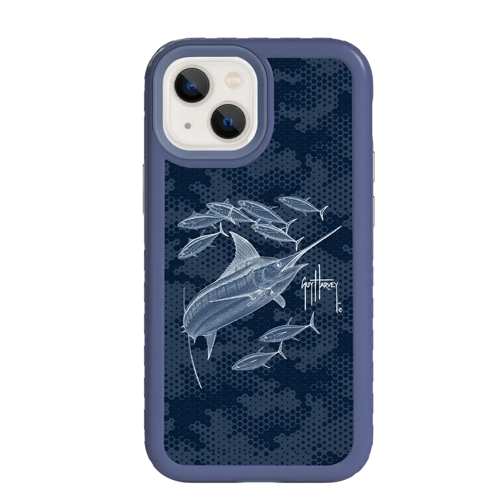 Guy Harvey Fortitude Series for Apple iPhone 13 Pro - Blue Camo