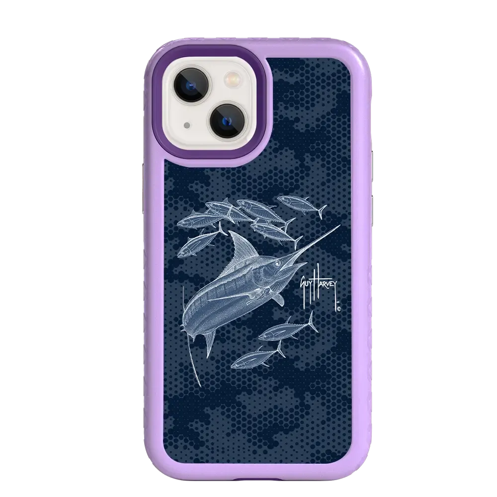 Guy Harvey Fortitude Series for Apple iPhone 13 Pro - Blue Camo