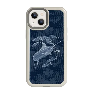 Guy Harvey Fortitude Series for Apple iPhone 13 Pro - Blue Camo