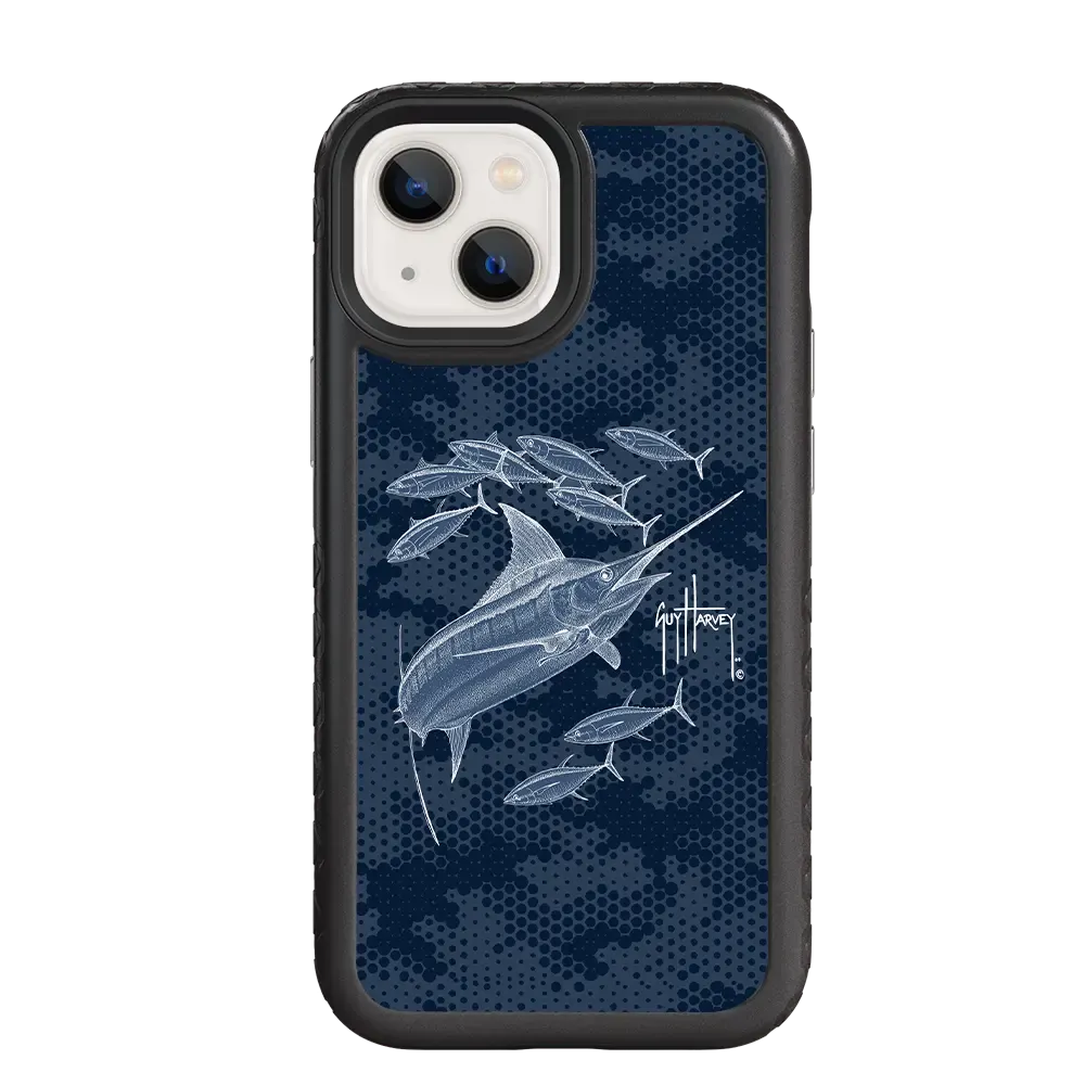 Guy Harvey Fortitude Series for Apple iPhone 13 Pro - Blue Camo