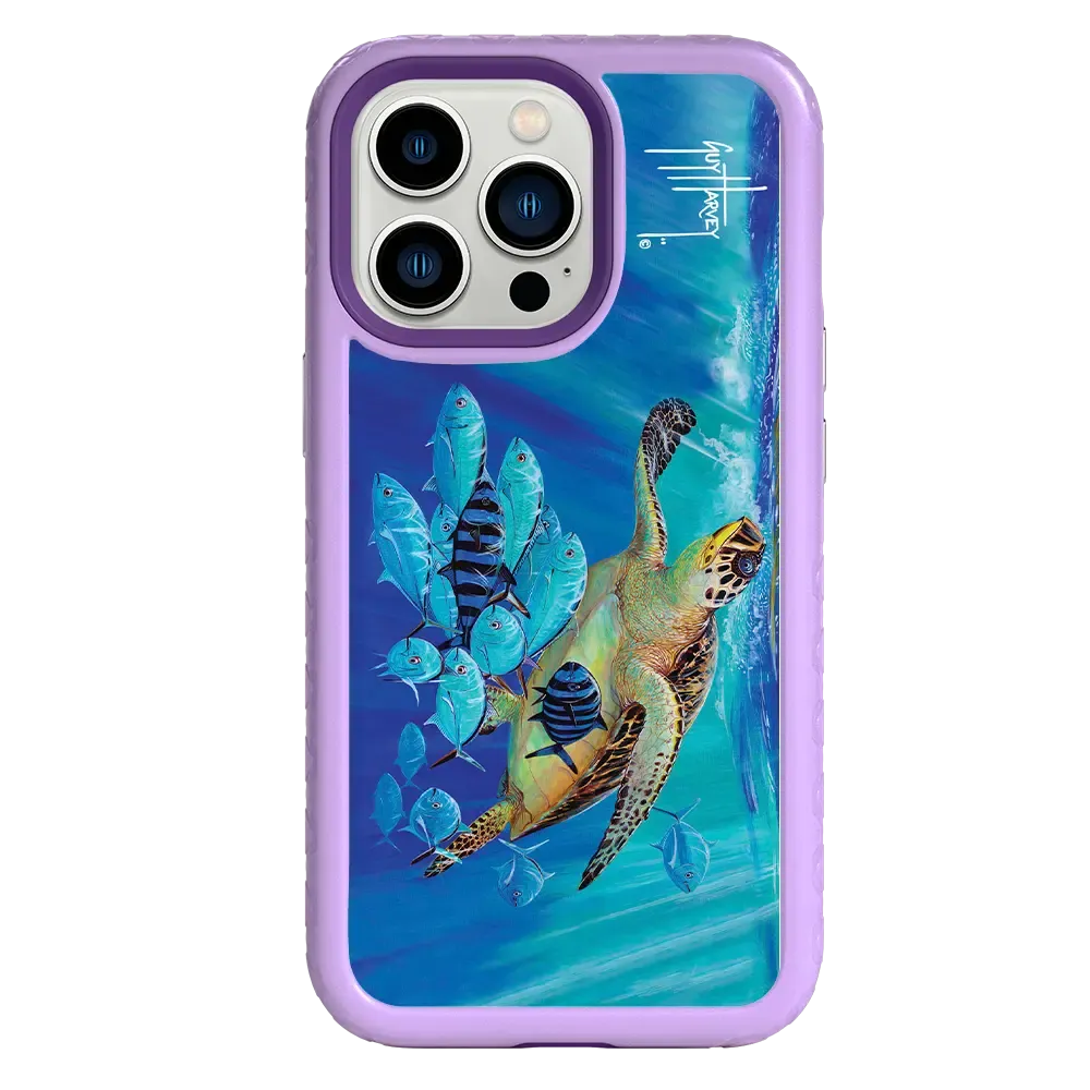 Guy Harvey Fortitude Series for Apple iPhone 13 Pro - Hawksbill Caravan