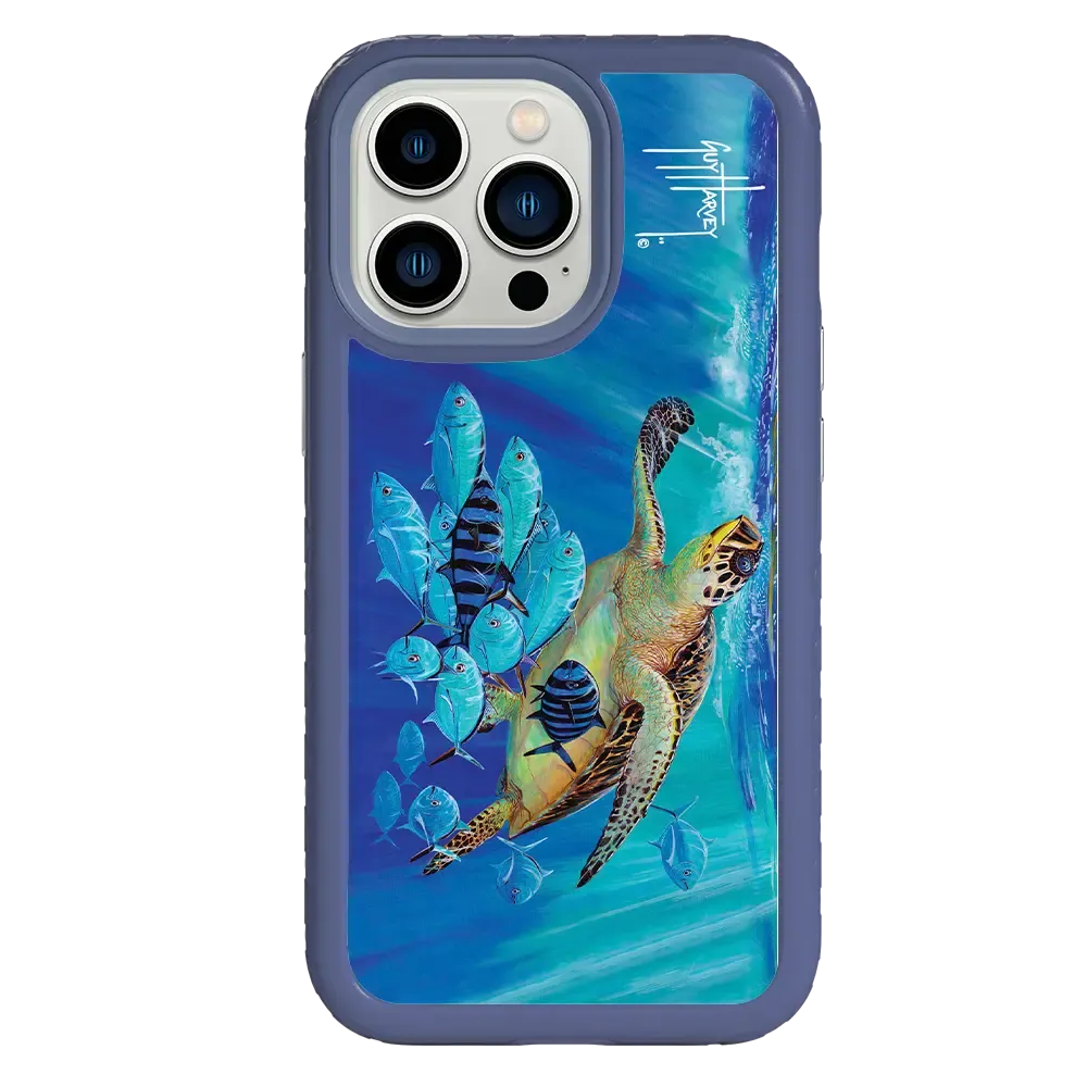 Guy Harvey Fortitude Series for Apple iPhone 13 Pro - Hawksbill Caravan