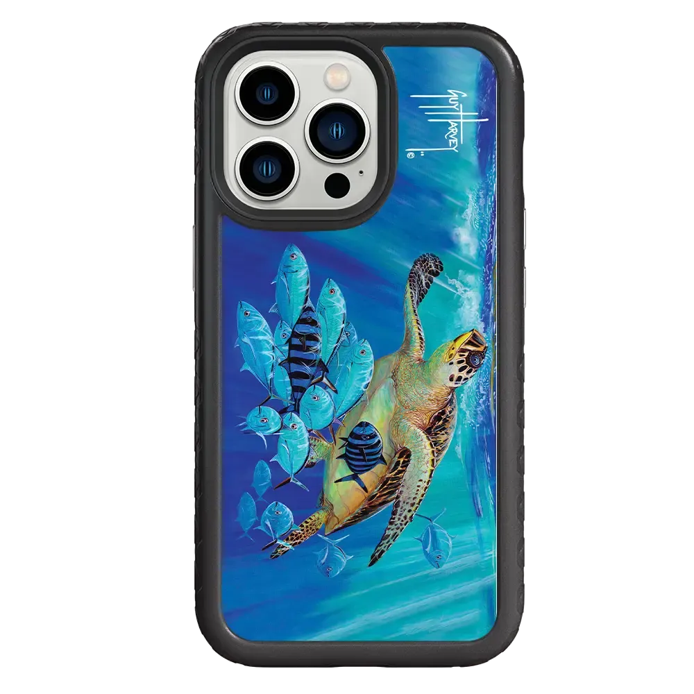 Guy Harvey Fortitude Series for Apple iPhone 13 Pro - Hawksbill Caravan