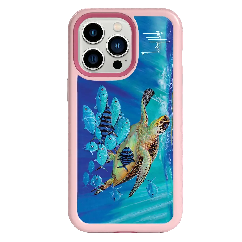 Guy Harvey Fortitude Series for Apple iPhone 13 Pro - Hawksbill Caravan