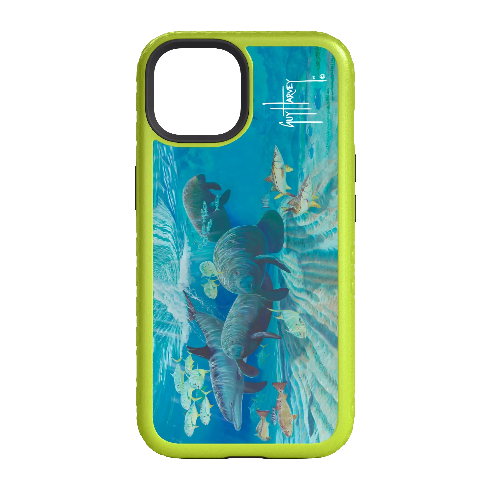 Guy Harvey Fortitude Series for Apple iPhone 14 - Manatee Pass